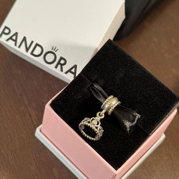 Retired Authentic Pandora My princess crown dangle charm - Picture 2 of 6